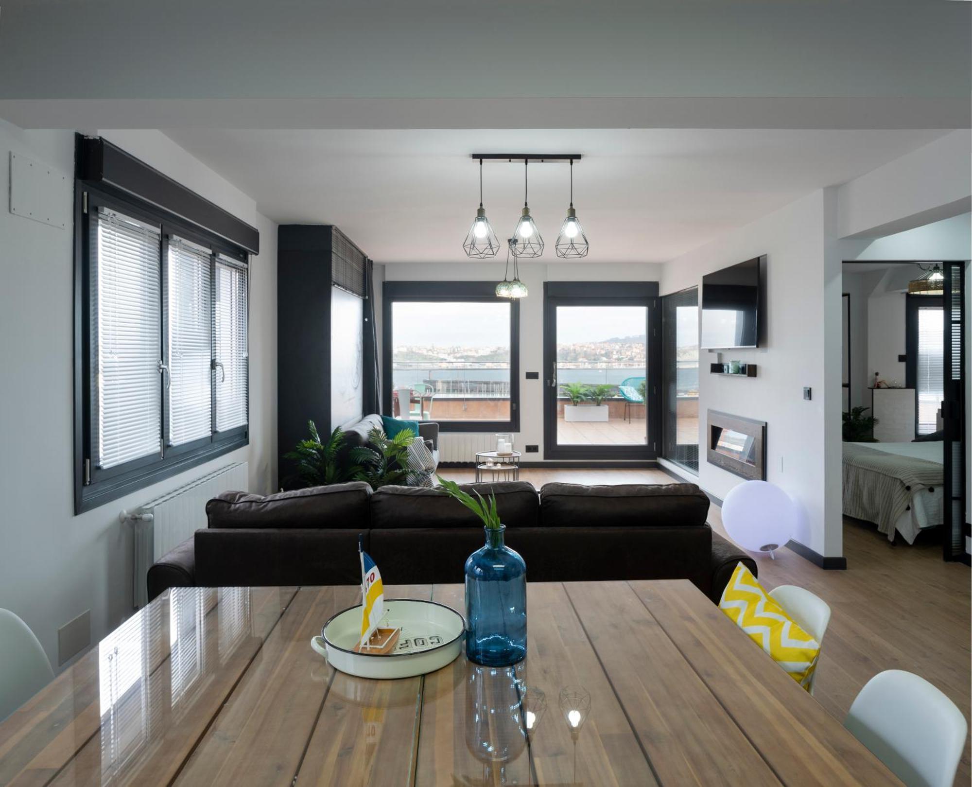 Apartmán Atico Lujo Costa Vasca Bilbaoterraza Mar Jacuzi Santurtzi Exteriér fotografie